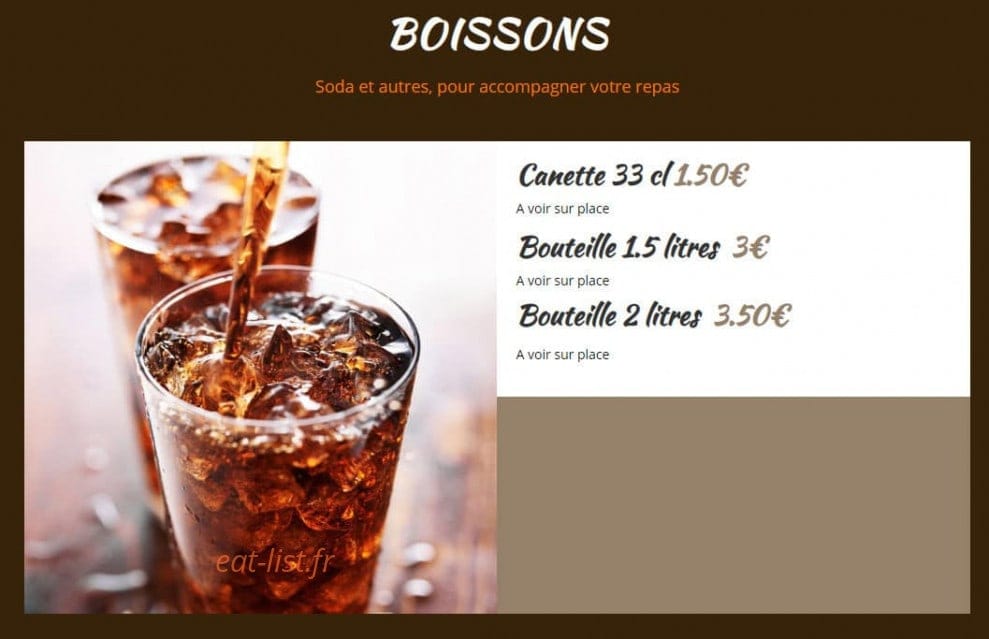 Pizza Des Loges — carte page 10