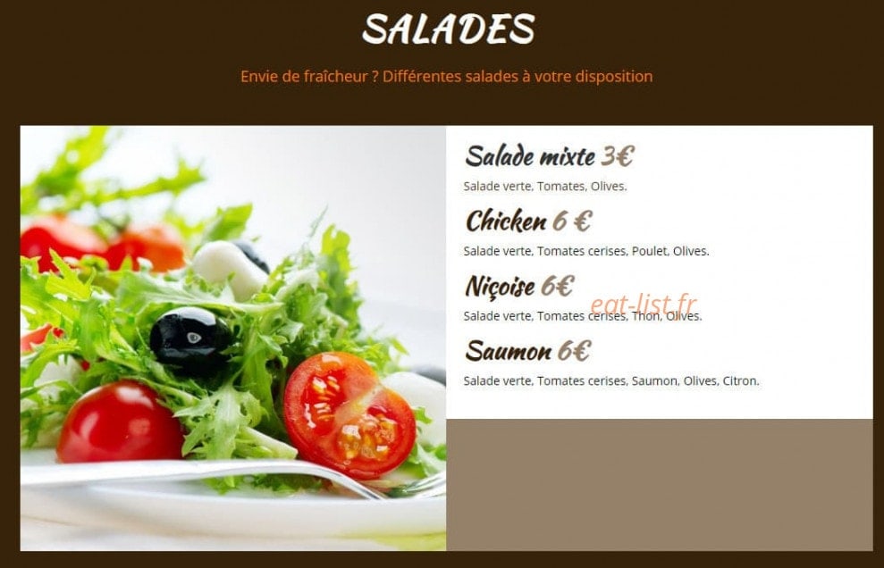 Pizza Des Loges — carte page 9
