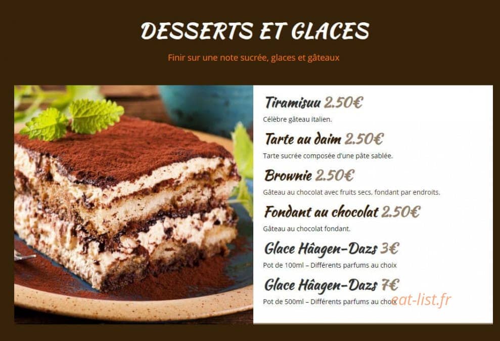 Pizza Des Loges — carte page 5