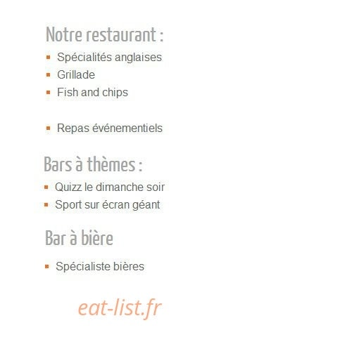 The Bitter End — carte page 1