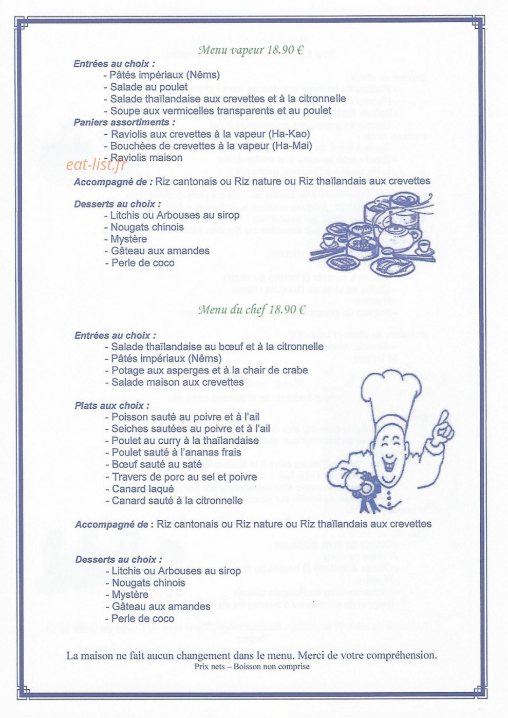 Le Château de Chine — carte page 8