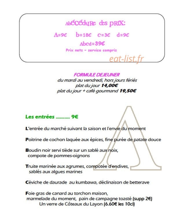 Au fulcosa — carte page 1