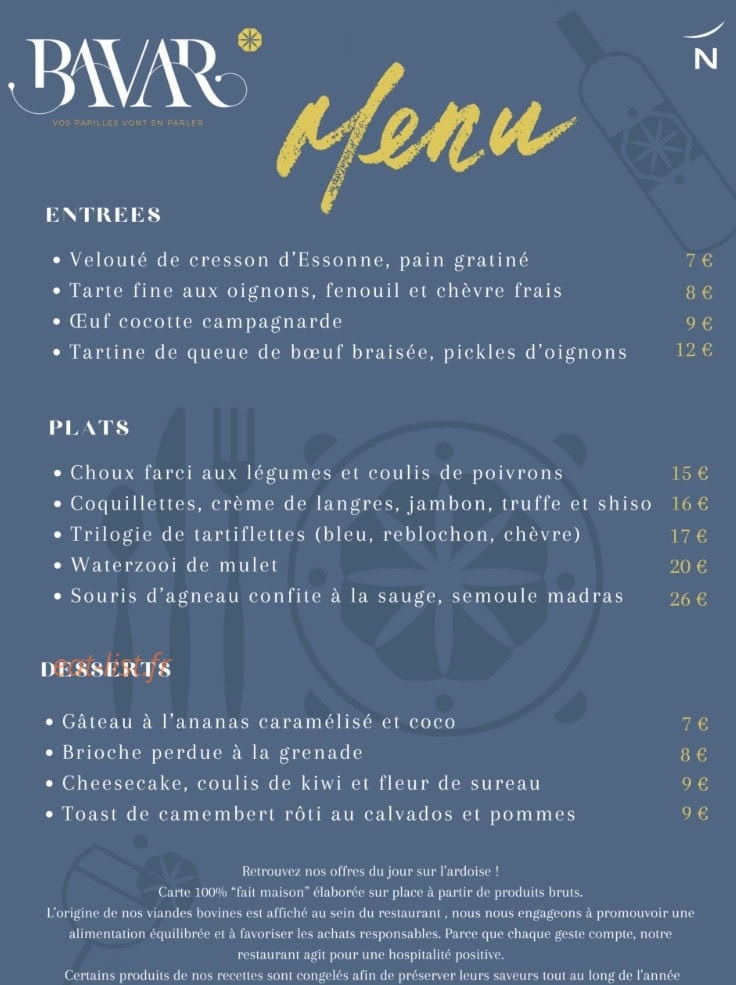 Bavar — carte page 1