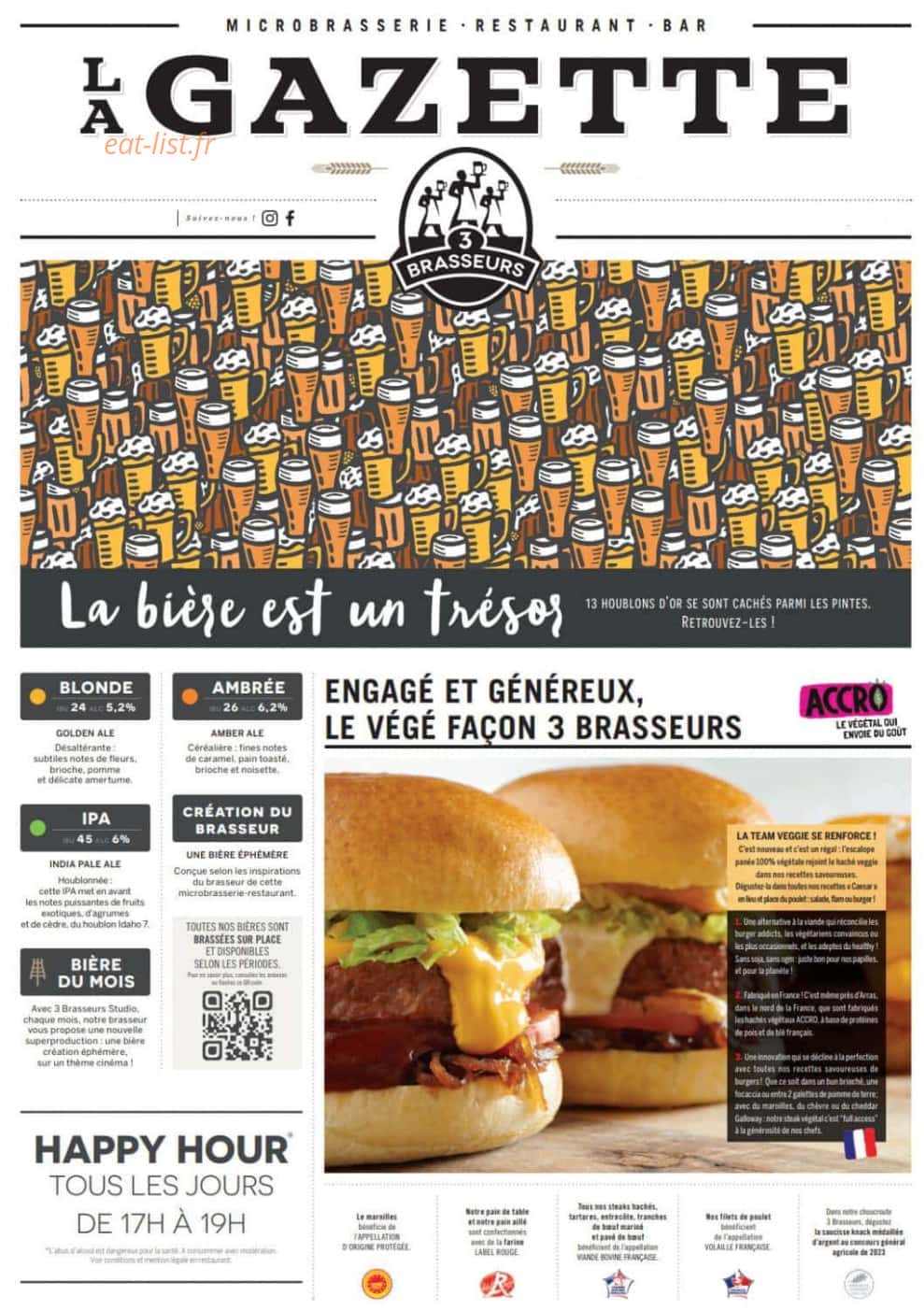 3 Brasseurs — carte page 1