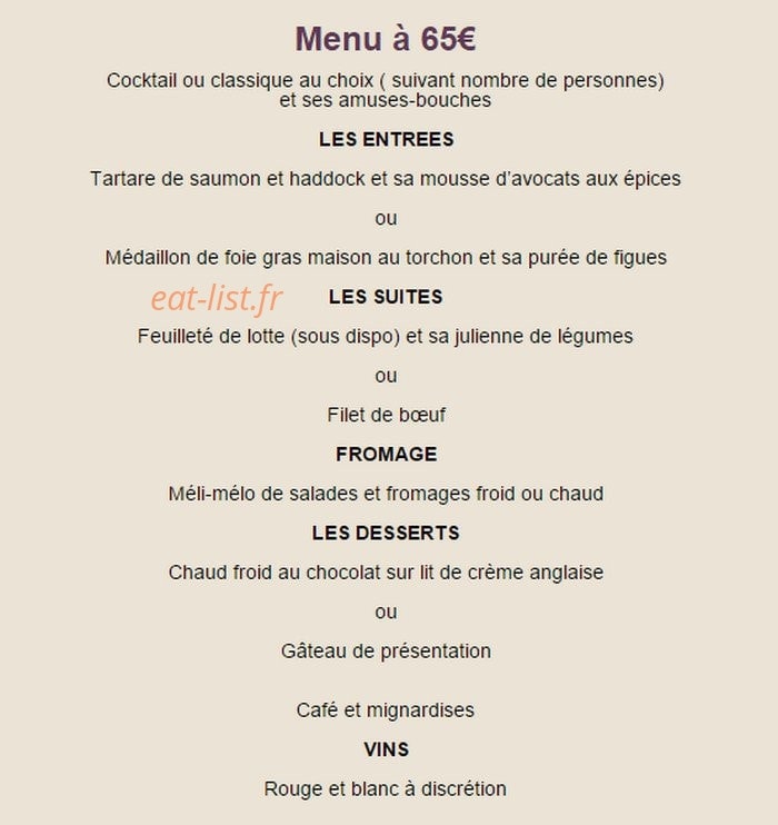 Auberge du Louvetier — carte page 10