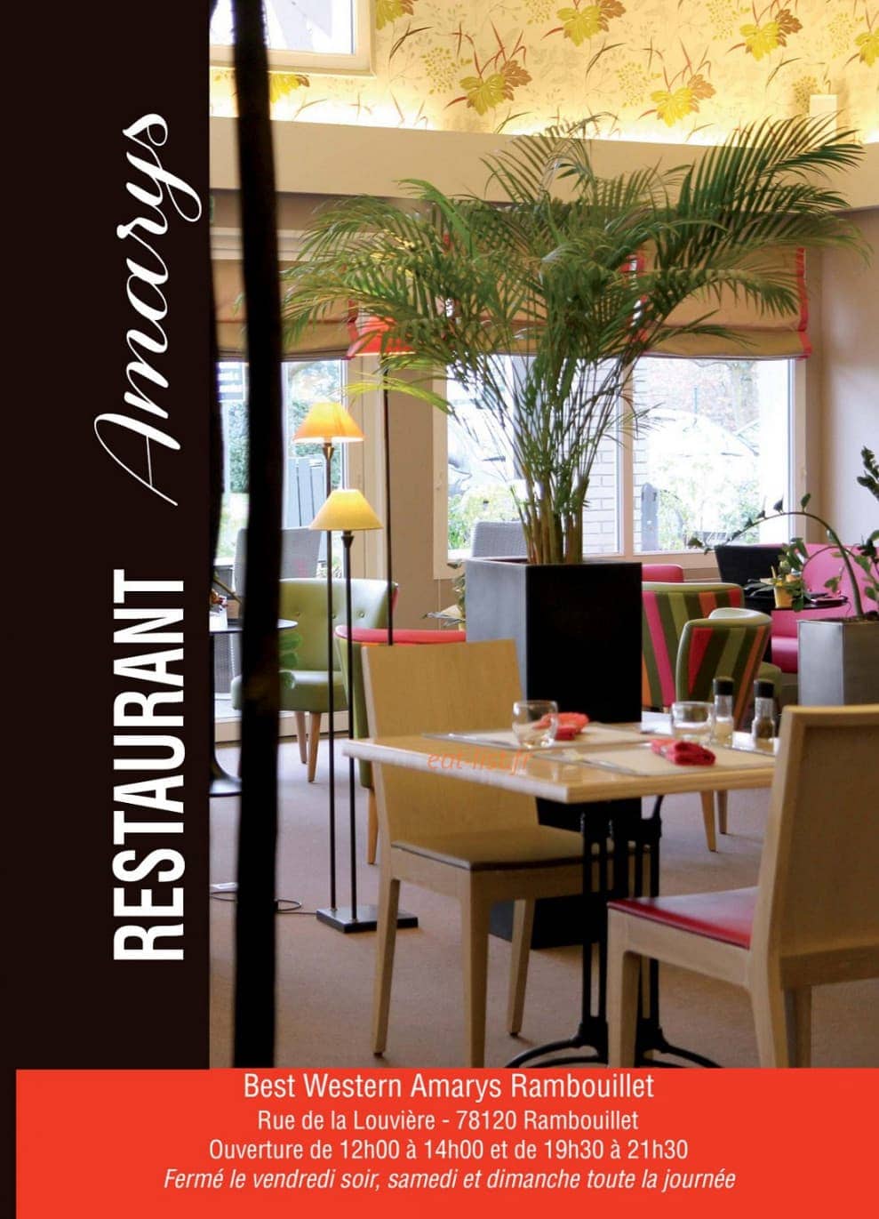 Best western amarys — carte page 1