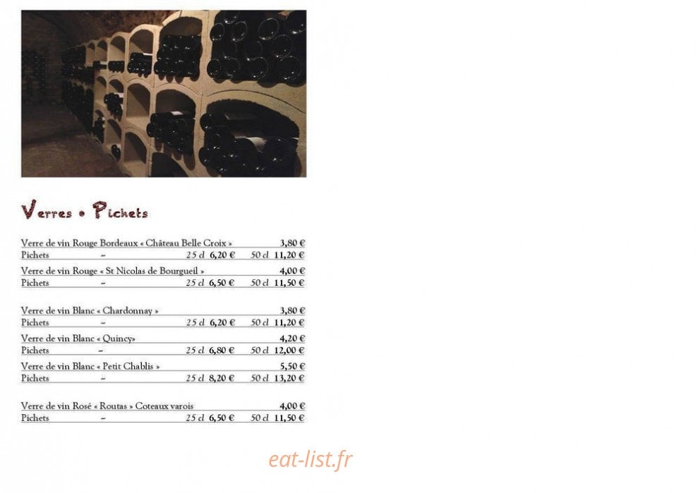 Chez Martin — carte page 7