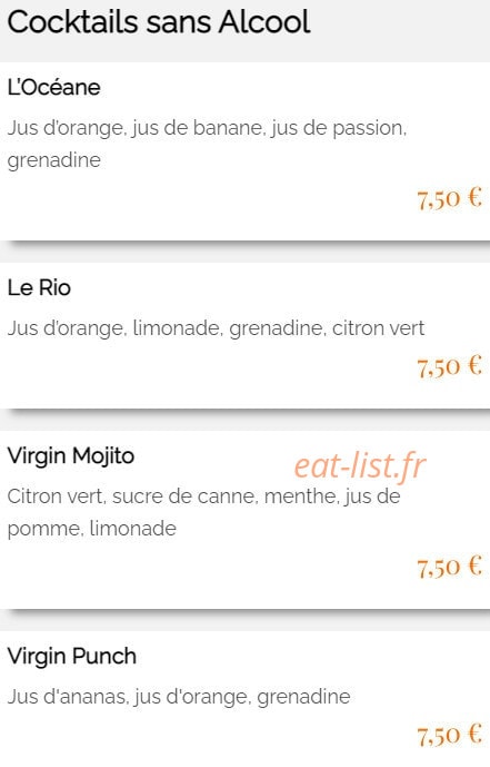 Le Napoleon — carte page 23