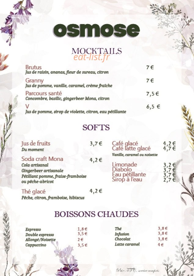 Osmose — carte page 3