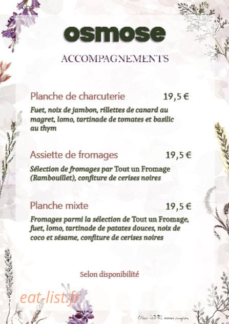 Osmose — carte page 1