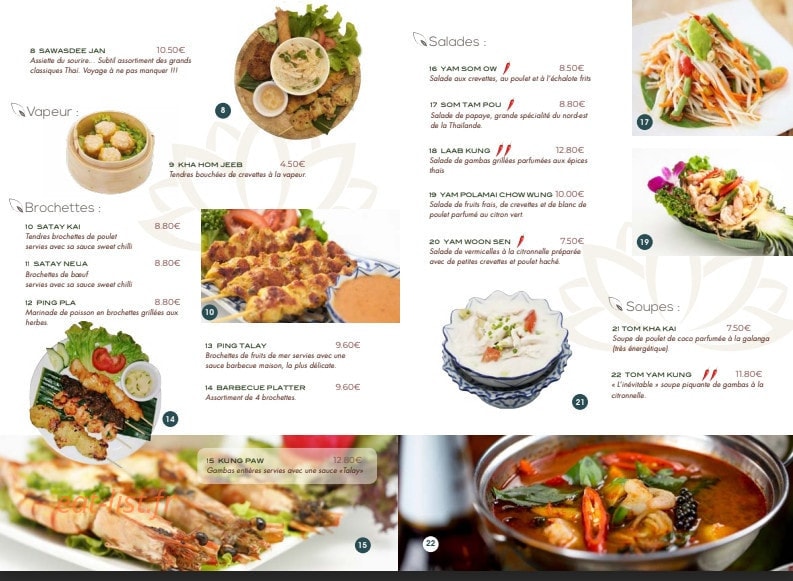 Phuket Thaï — carte page 3