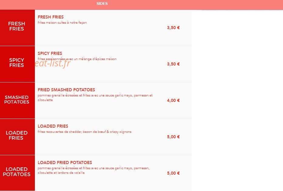 Smash  brgr — carte page 2