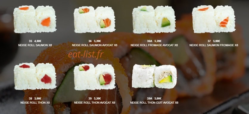 Sushi Lin — carte page 11