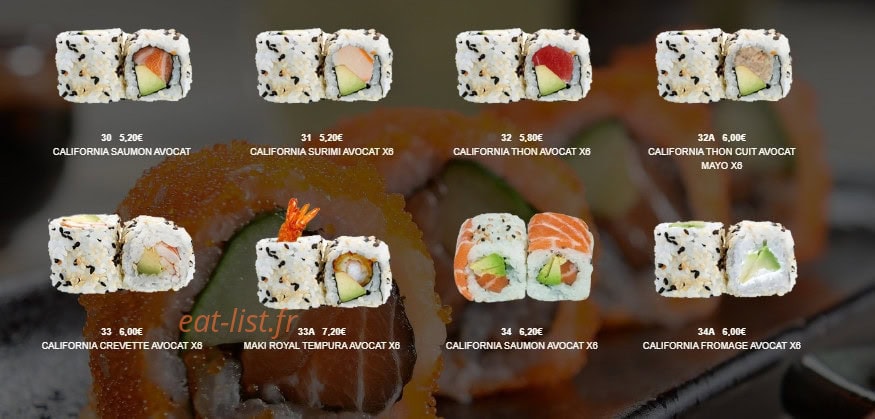 Sushi Lin — carte page 10