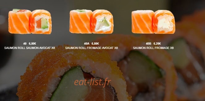 Sushi Lin — carte page 8