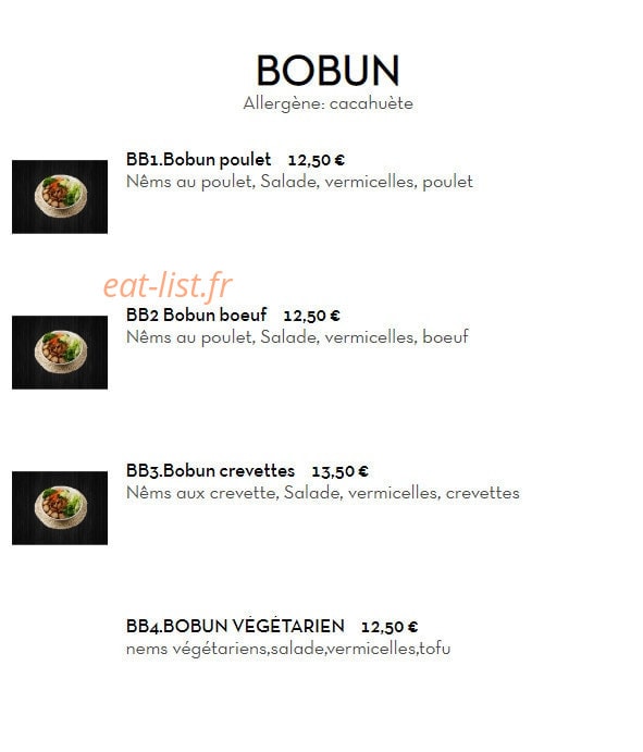 Yummy Sushi Thaï — carte page 17