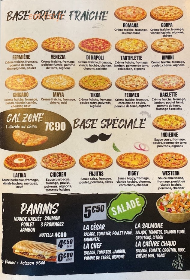 Best Pizza & Burger — carte page 2