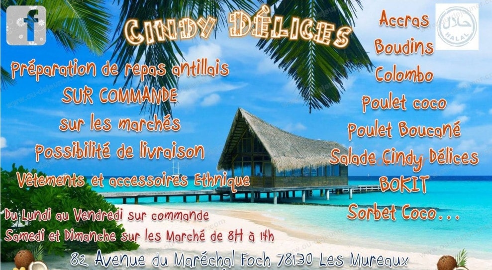 Cindy Délices — carte page 1
