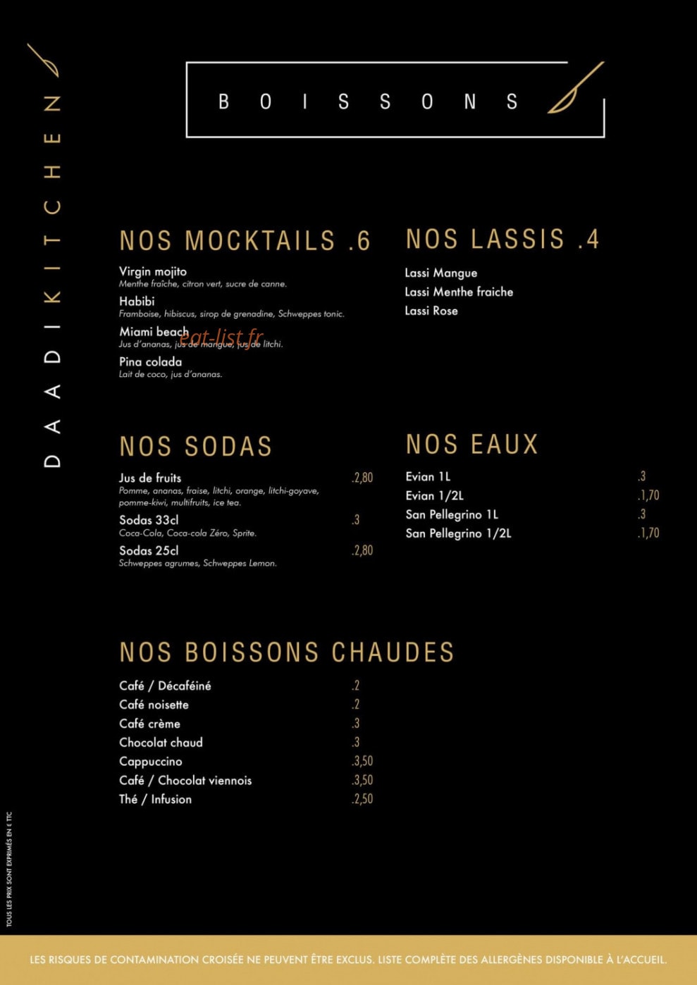 Daadi Kitchen — carte page 6