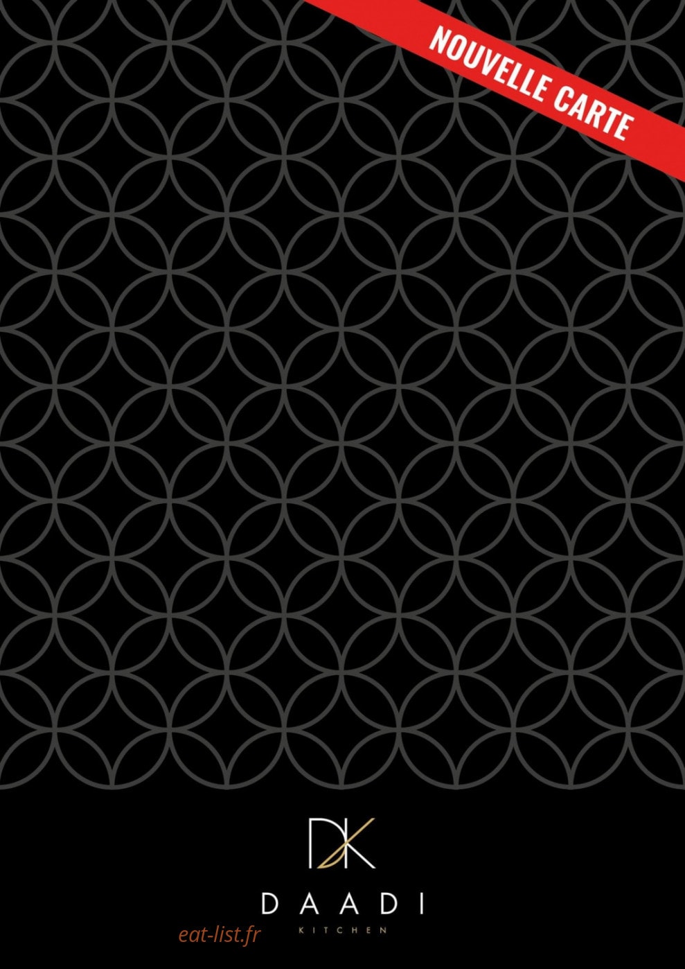 Daadi Kitchen — carte page 1