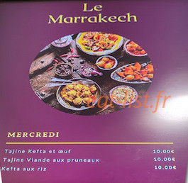 Délice Du Maroc — carte page 1