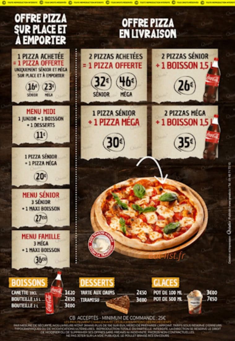 La Casa del Pizza — carte page 4