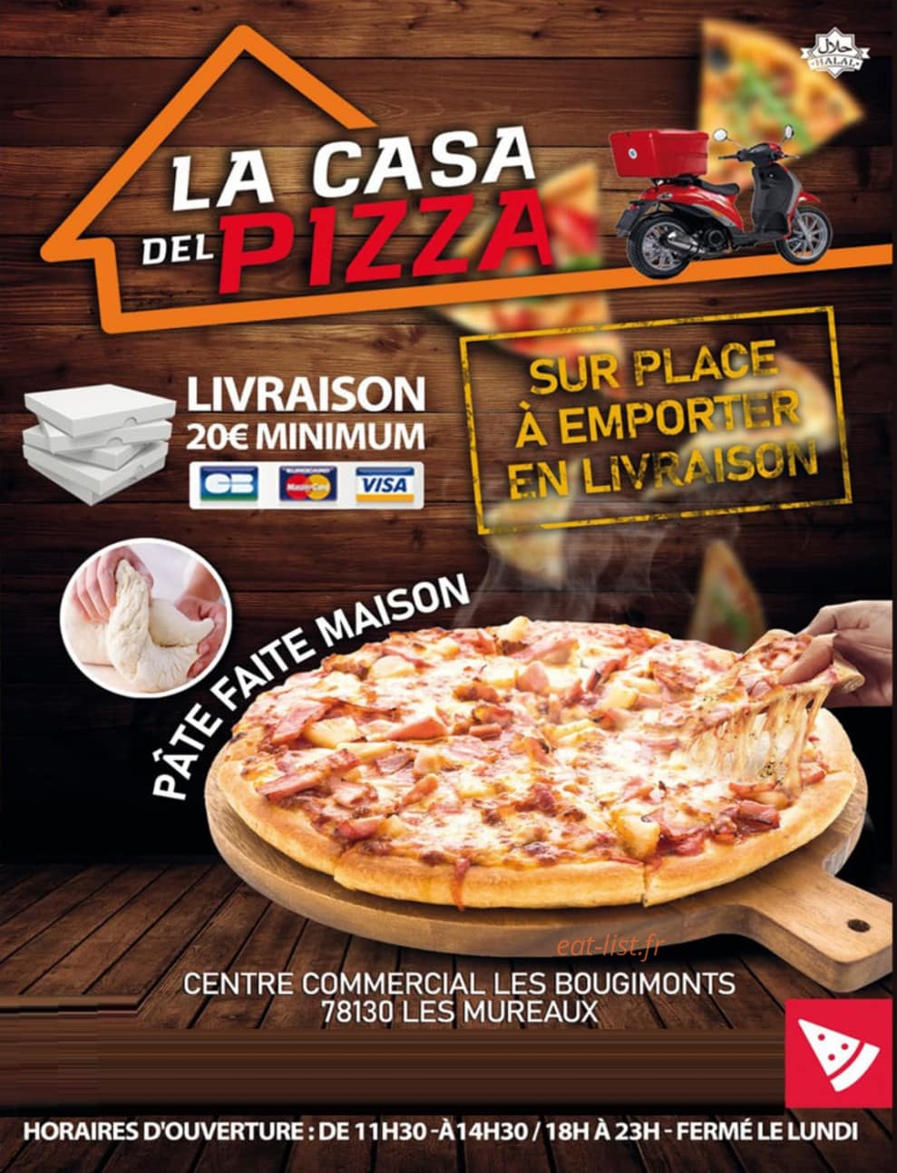 La Casa del Pizza — carte page 1
