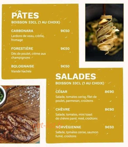 O’gourmet — carte page 2