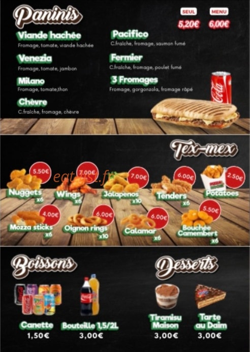 Pizza Noche — carte page 4