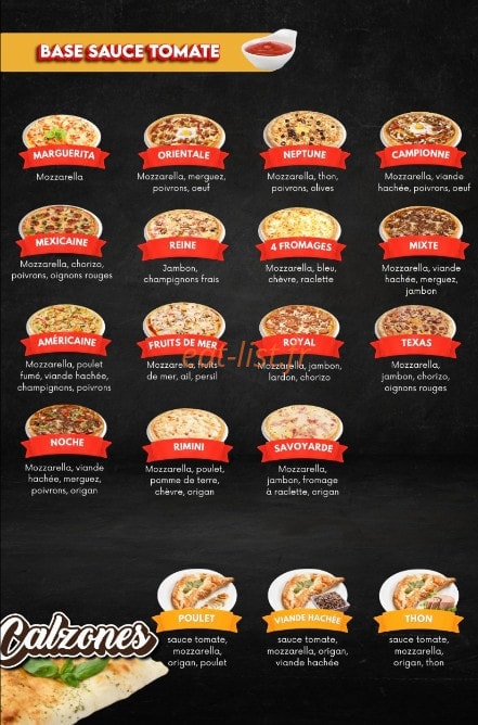 Pizza Noche — carte page 3