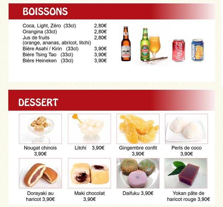 Sushi Les Mureaux — carte page 7