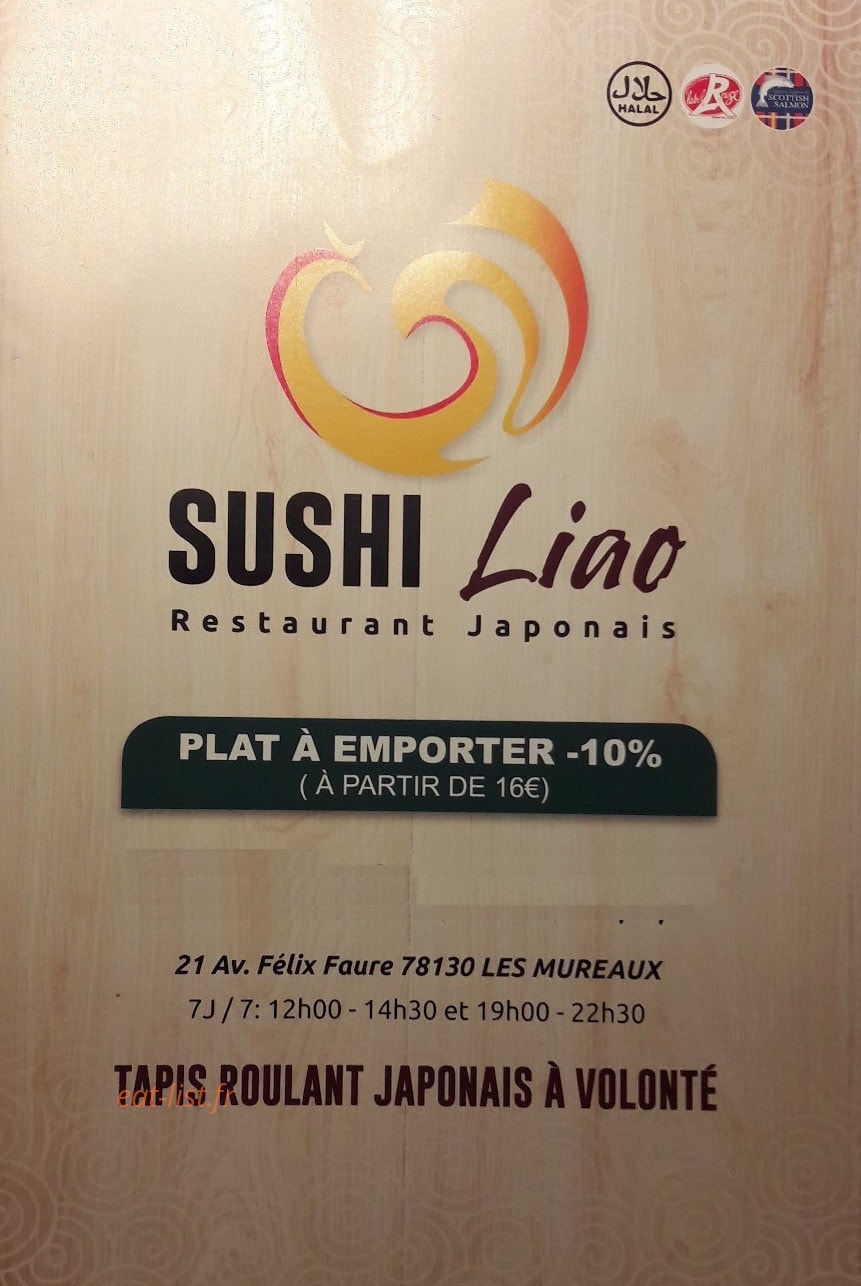 SushiI Liao — carte page 1