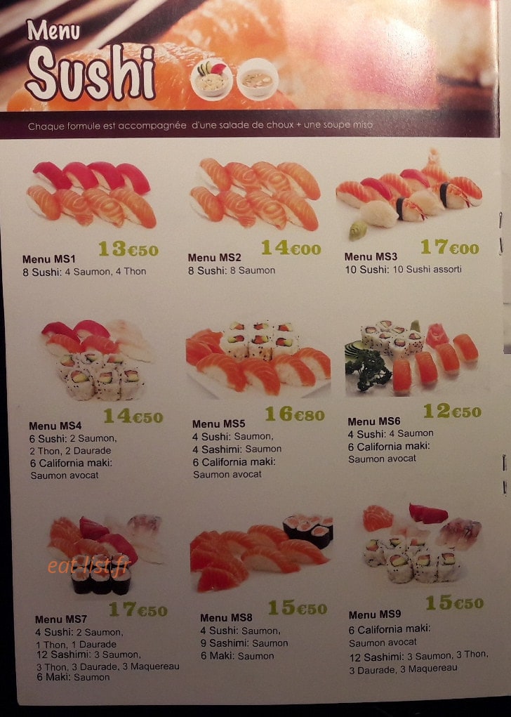 SushiI Liao — carte page 3