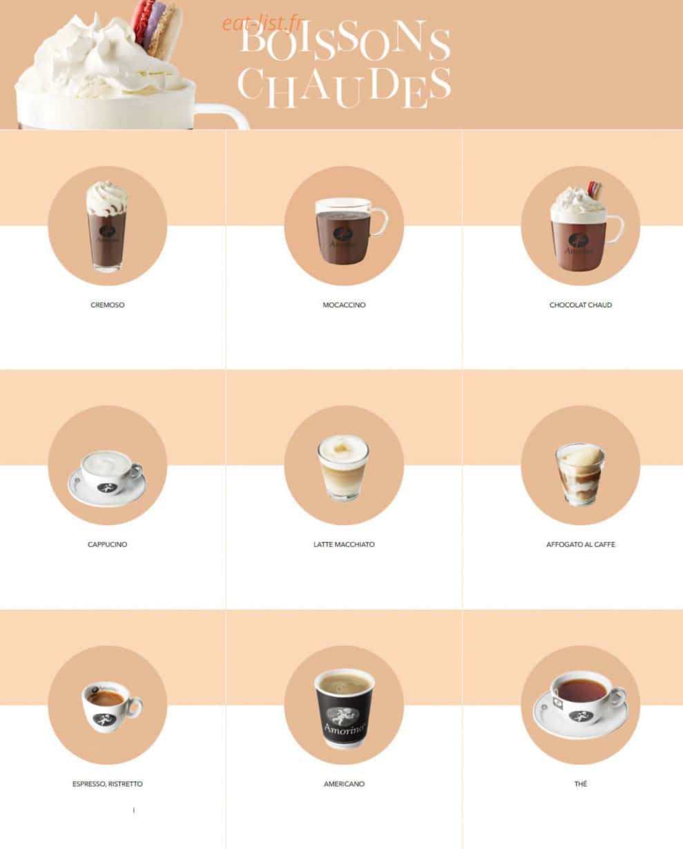 Amorino — carte page 7