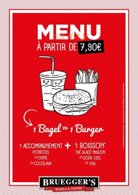 Bruegger's — carte page 1