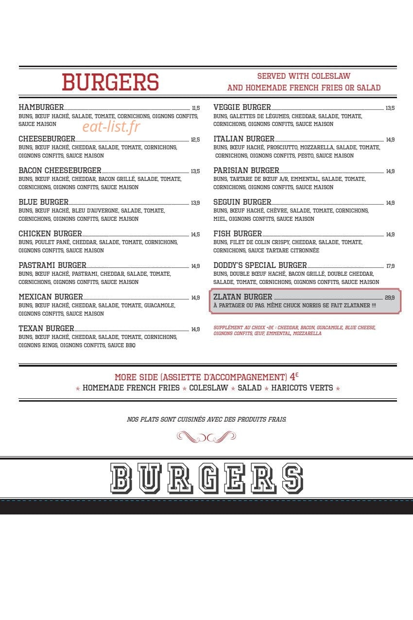Doddy's Coffee — carte page 4