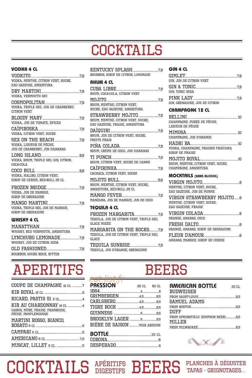 Doddy's Coffee — carte page 7