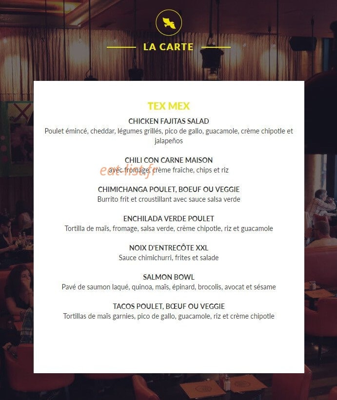 Indiana Café — carte page 5