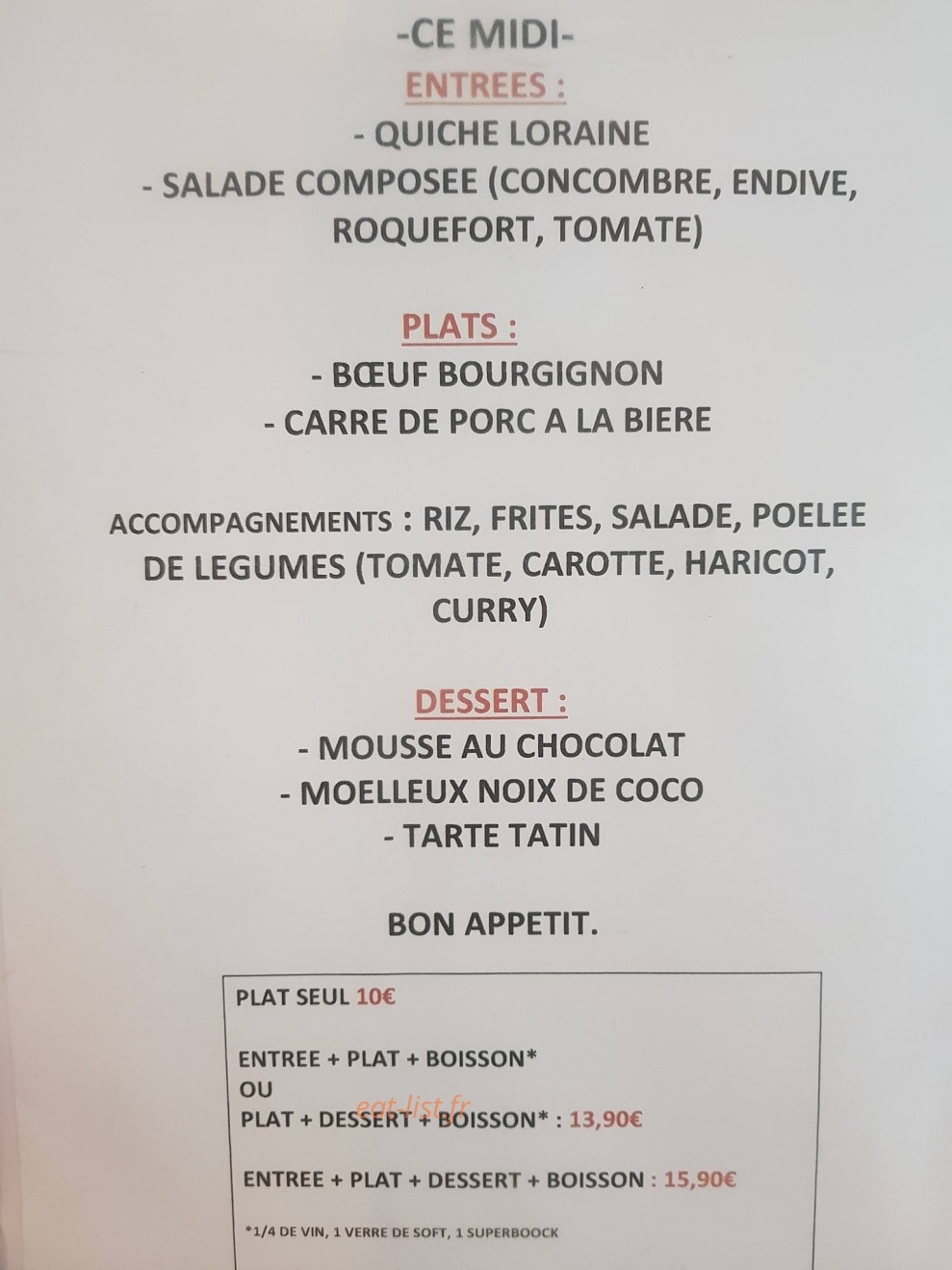 La Bulle — carte page 2