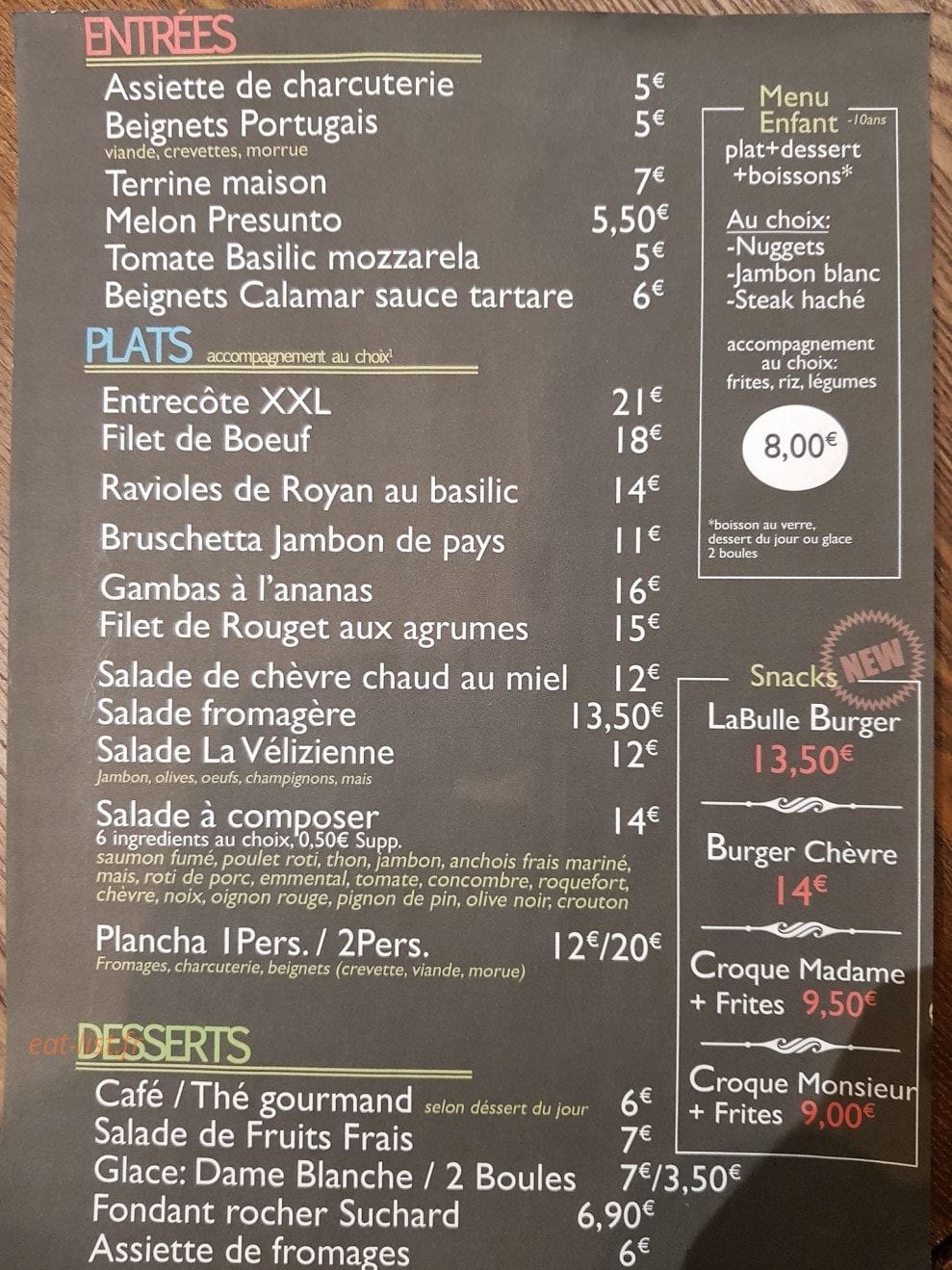 La Bulle — carte page 1