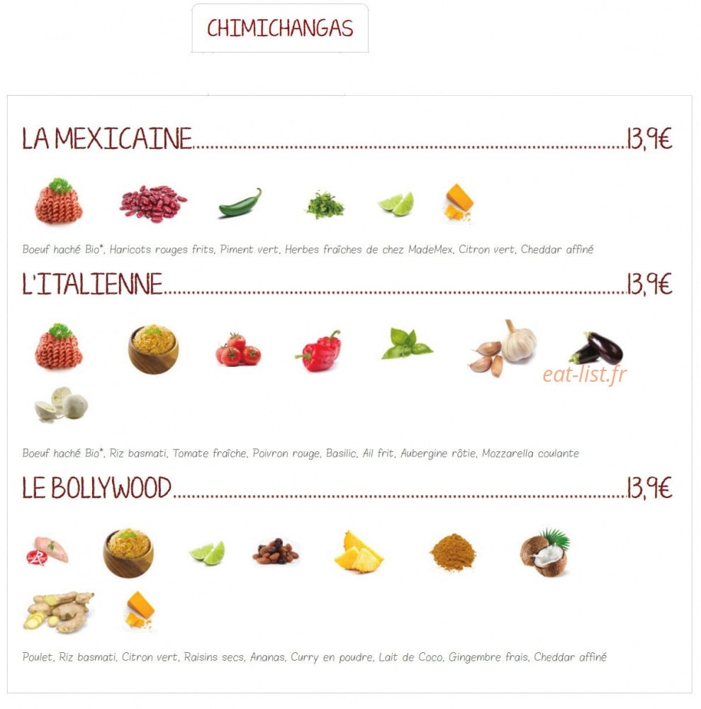 Made Mex — carte page 3