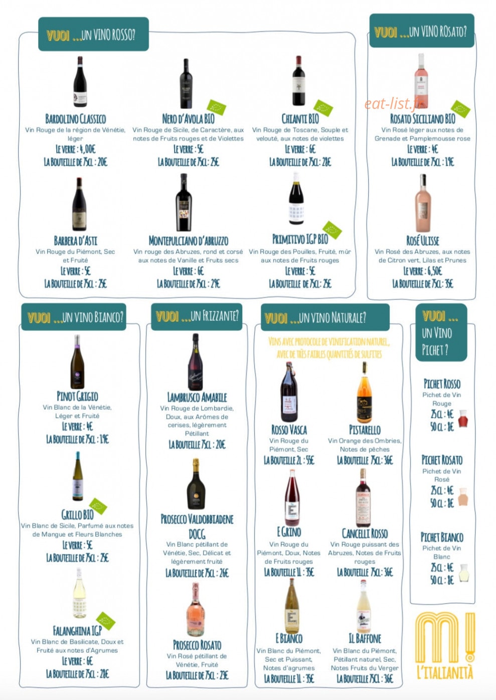 Mangia — carte page 4