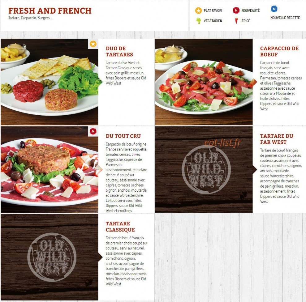 Old Wild West — carte page 2