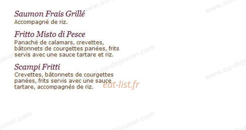 Pizza Pino — carte page 5