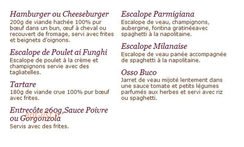 Pizza Pino — carte page 4