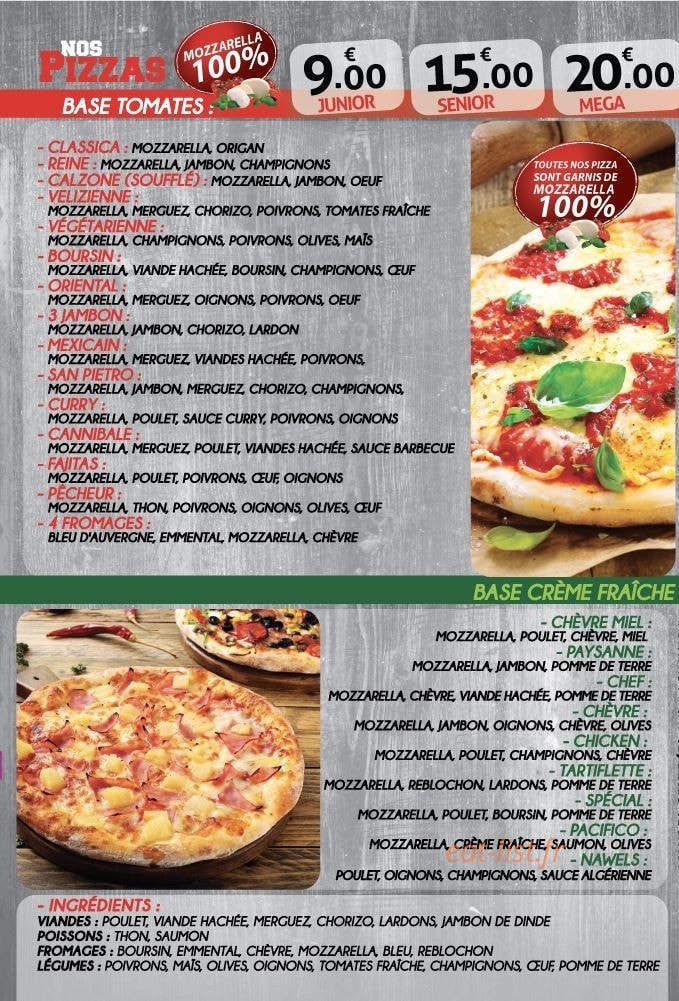 Restaurant du mail — carte page 2