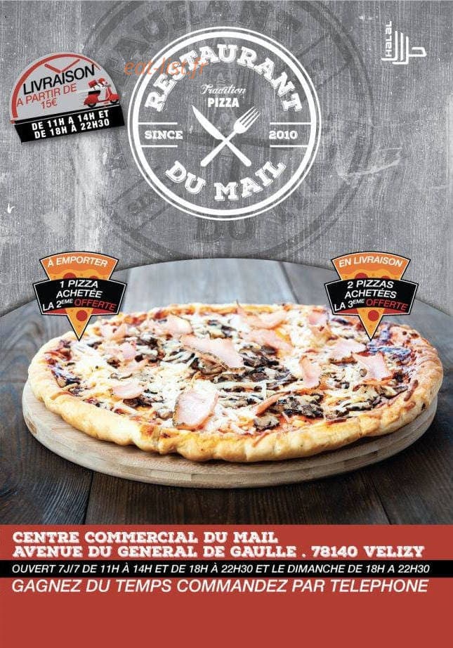 Restaurant du mail — carte page 1