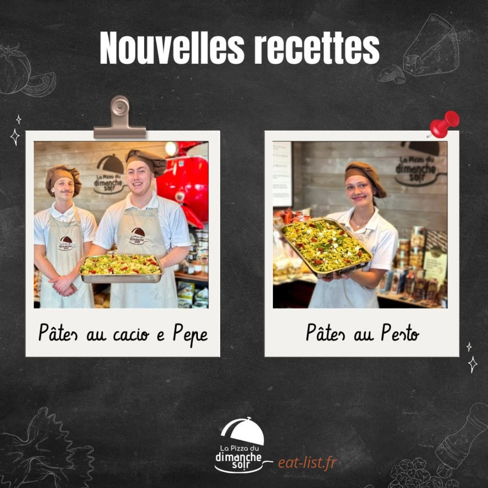 La Pizza du Dimanche Soir — carte page 2
