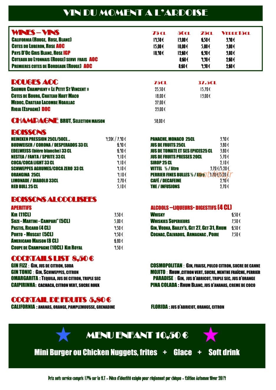 Le New York — carte page 2