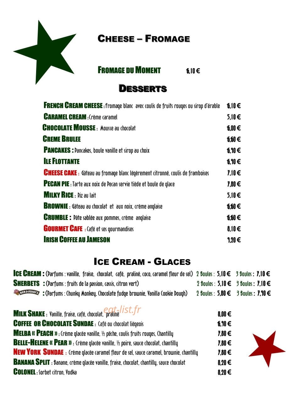 Le New York — carte page 3